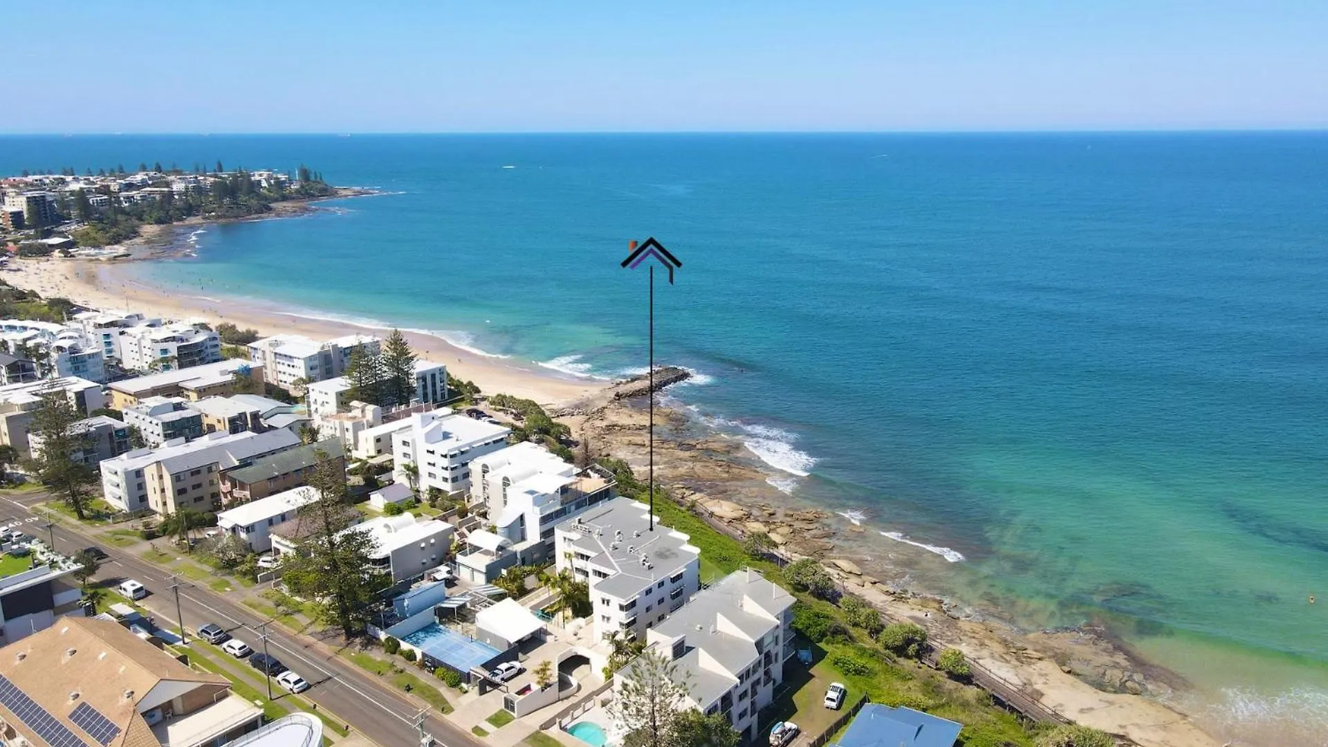 Lägenhet Monterey Lodge Unit 17, 27 Warne Tce Kings Beach Caloundra